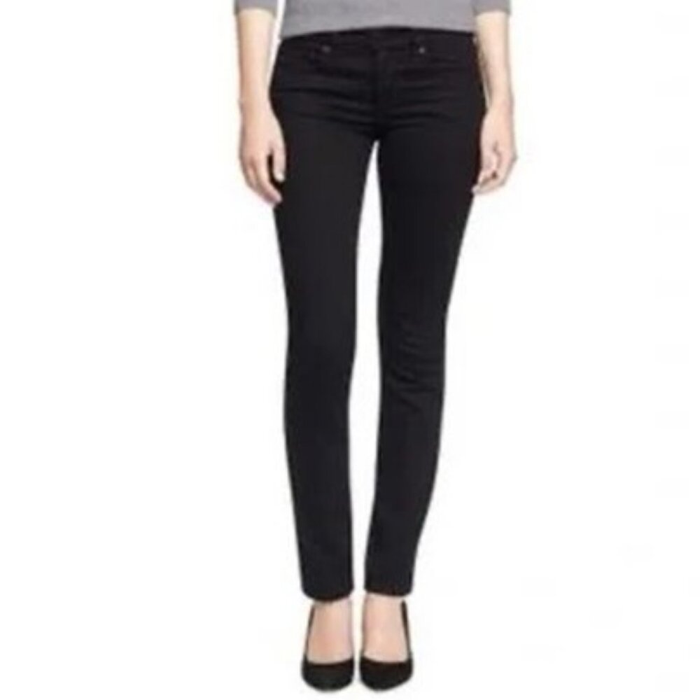 Tory Burch black super skinny denim jeans size 31